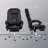 Vinsetto Executive Massage Office Chair, Heated Computer Desk Chair With Adjustable Height And Footrest, Black