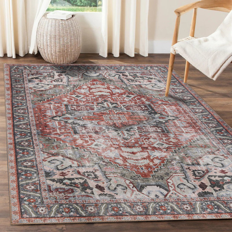Tapis d'intérieur en polyester Choinski Mesa, Rectangle 5 pi 7 po x 8 pi 9 po