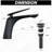  Topcraft Single Handle Single Hole Bathroom Sink Faucet With Pop-Up Drainer-115607485