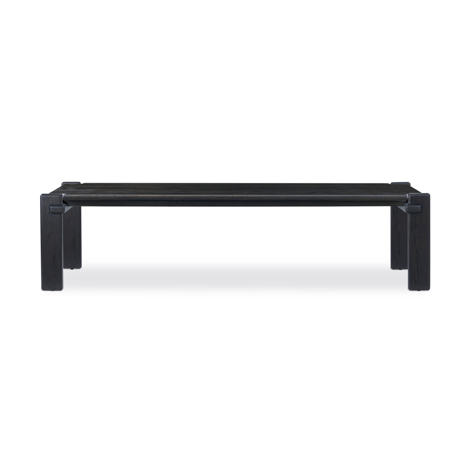 Garth 120'' Dining Table, Dark Espresso Reclaimed French Oak
