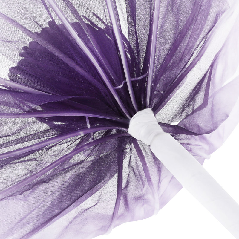Fleurs de mariage artificielles à trois têtes, Purple