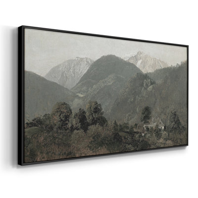 Série paysage - DLXIX - Toile tendue avec châssis encadré - Prêt à être accroché