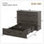 Armoire lit double escamotable Murphy avec station de charge, lit plateforme pliable multifonctionnel avec grand tiroir de rangement pour les chambres d'amis et les petites chambres-1525971569-1525971570