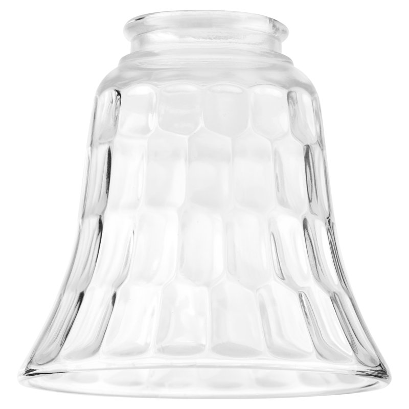 5 in. H x 5 in. W Glass Bell Pendant Shade