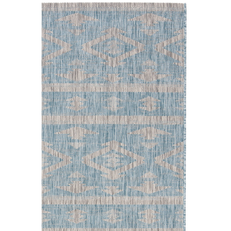 Amarien Southwestern Indoor/Outdoor Area Rug, Rectangle 6'7" x 9'6"