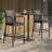 Ariez 2 - Person Metal Patio Dining Set with Extendable Round Table