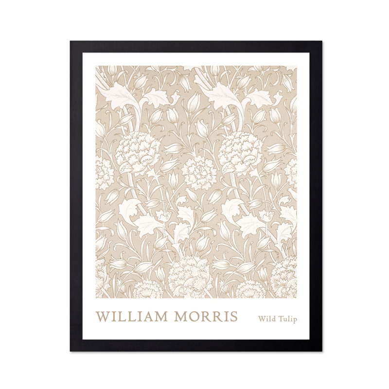 William Morris - tulipe sauvage No3, Unframed, Poster, 16"H x 20"W