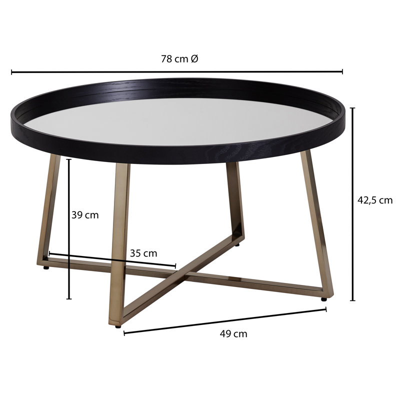 Chu Cross Legs Coffee Table