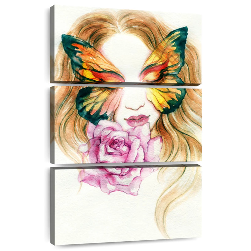 Femme papillon Leisha, H 38 po x l 24 po
