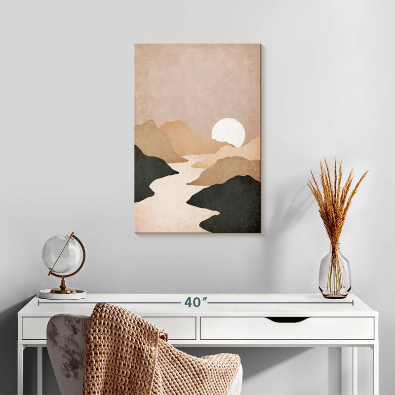 Alvord Boho Mountains, 24" H x 16" W