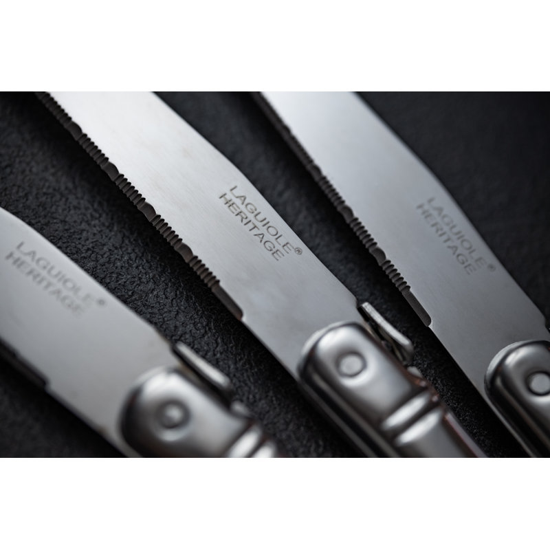 Laguiole Evolution 6 Piece Stainless Steel Steak Knife Set