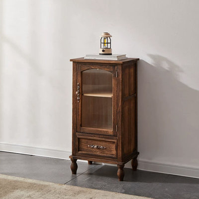 Modern Walnut Solid Wood Display Stand