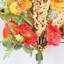 Arrangement floral de coquelicots de maïs artificiel de 22 po de style campagnard d'automne pour remplisseur de vases