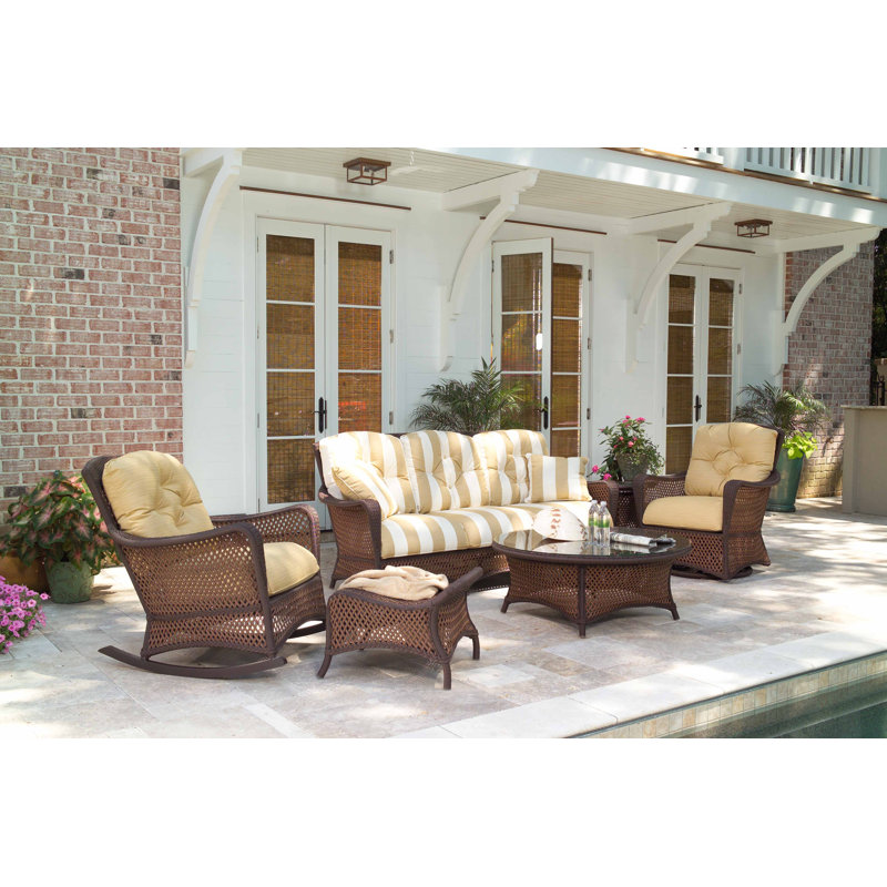 Grand Traverse Outdoor Lounge Chair, Caramel, Exquisite Aloe