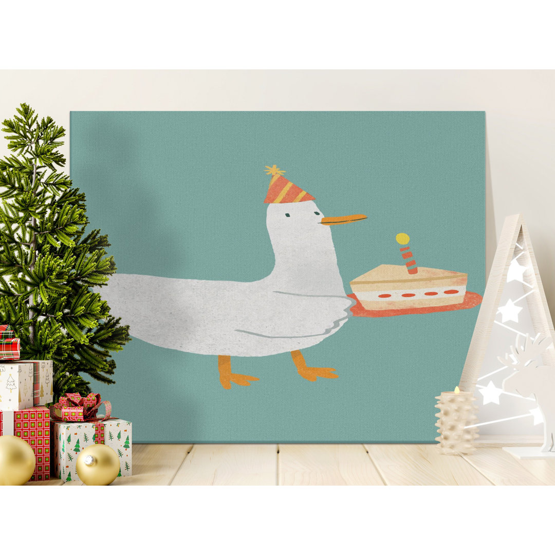 Adorable Goose Birthday Party Canvas