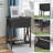 21.7'' Tall 1 - Drawer Nightstand with Charging Station, Rustic Bedside Table and Built-In Outlets-377009667-375396292