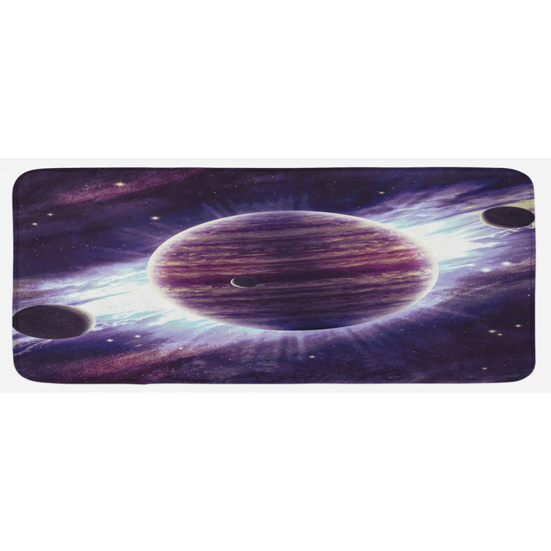Tapis de cuisine galaxy