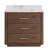 Porto 36'' Free Standing Single Bathroom Vanity with Quartz Top-681083258-681073802