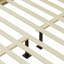 Lit plateforme en bois massif avec rotin-1878710339