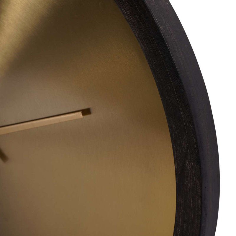 Adisynne Iron Wall Clock, Gold