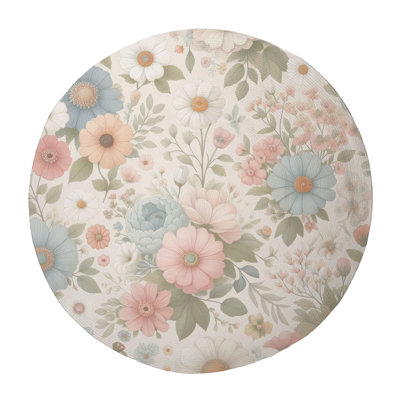 Flower Patch Braided Rug