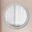 Huldar Glass Flat Wall Mirror