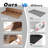 Washer Dryer Countertop with Non-slip Pads, Laundry Wood Shelf Topper with Edge, 58" Width x 28" Depth Double Layer Organizer for Washer and Dryer Laundry Hamper Counter Storage Organization (WALNUT)-123351788-123351789