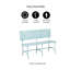 Banc de jardin en métal d’oiseau Caviness