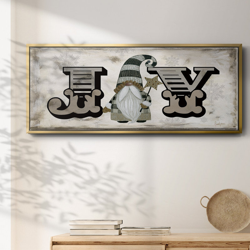 «Winter Wonderland Friends Joy», toile encadrée, H 8 po x l 20 po
