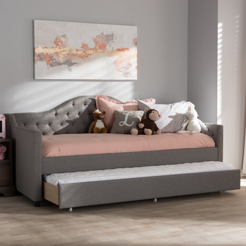 Bethany-Anne Upholstered Daybed, Gray