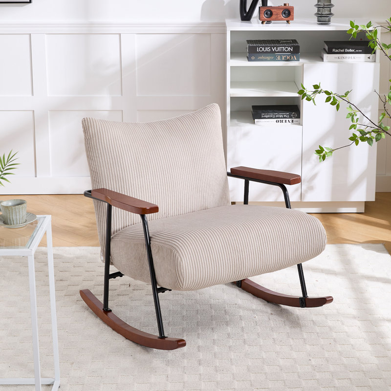 Chaise avec accoudoirs Modern, Beige