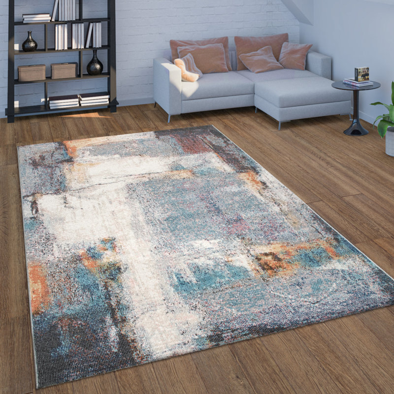 Shahe Abstract Indoor / Outdoor Area Rug, Rectangle 140 x 200cm