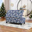 Repose-pieds de rangement avec tissu à motifs et charnières à fermeture en douceur, repose-pieds, siège et compartiment caché-626460975