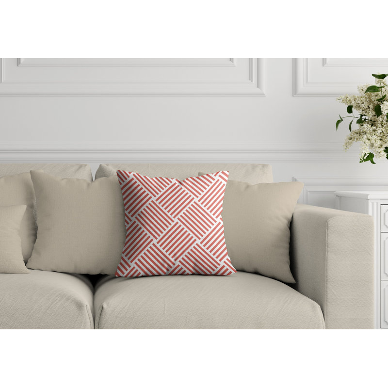 Housse et insert de coussin extérieur Langley, 19 po x l 19 po, Corail