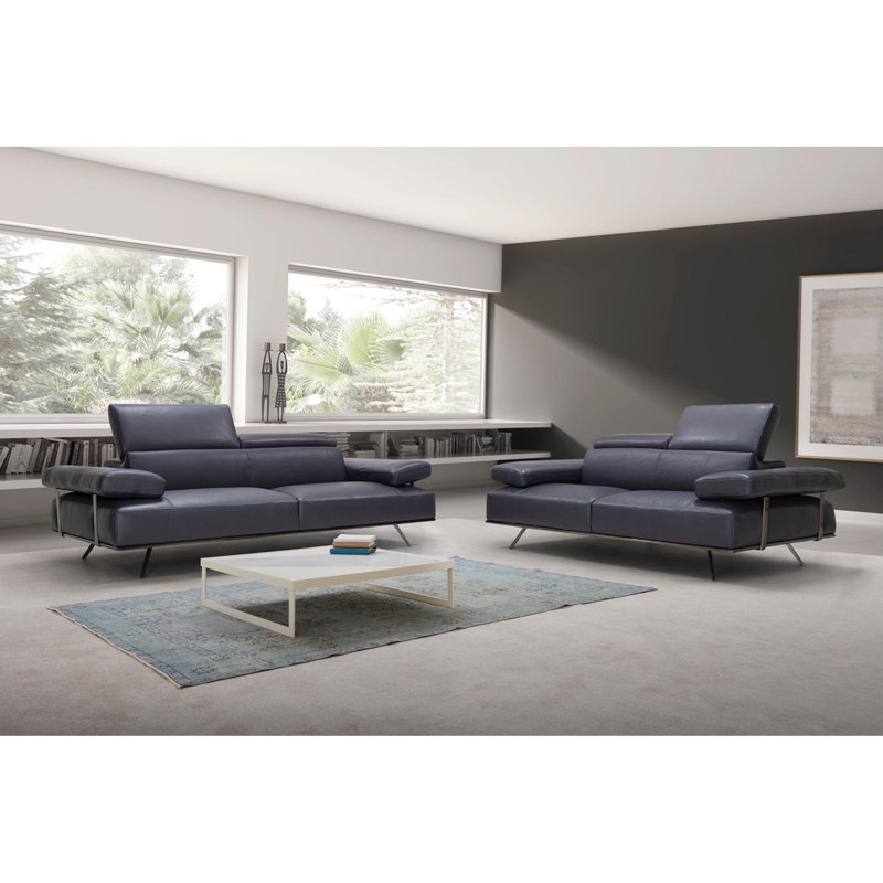 Ensemble de salon configurable en cuir