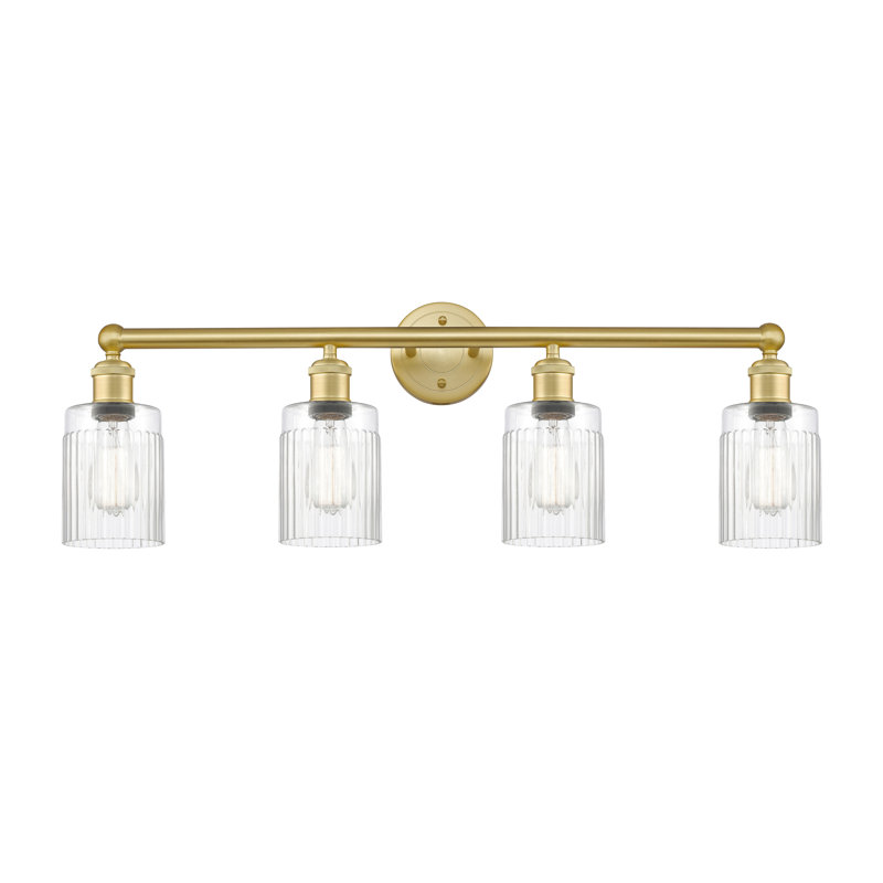 Kamena 4 - Light Dimmable Vanity Light, Clear, Satin Gold