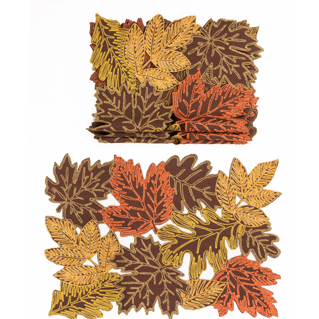 Schuster Polyester Embroidered Novelty Placemat (Set of 4) August Grove® 