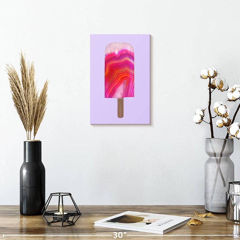 Yarlin Agate Popsicle, 12" H x 8" W