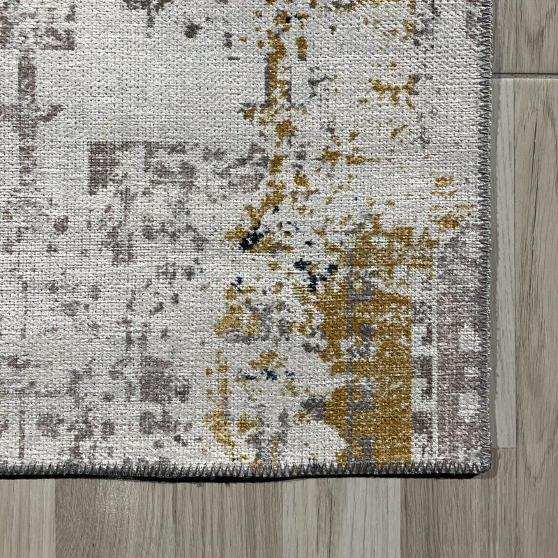 Zelphia Abstract Indoor / Outdoor Rug, Runner 2'8" x 11'6"