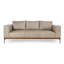 Bentley 95'' Leather Match Square Arm Sofa-1222372632