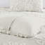 Ensemble de housse de couette 3 pièces Ataja blanc cassé, en chenille de coton 100 % à motif floral, pour lit double/queen.-1957188887-1965745321