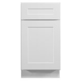 Design House Brookings Unassembled Shaker Base Kitchen Cabinet, White