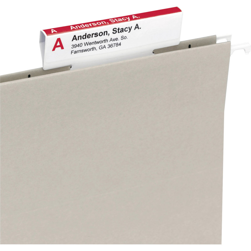 Paper File Tab Labels