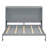 Full Size Murphy Bed Wall Bed,Gray