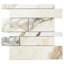 Dreamstone Calacatta Rustico Railroad Polished Porcelain Mosaic