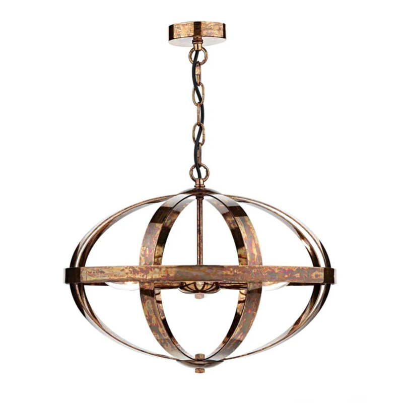 3 - Light Copper Sphere Pendant
