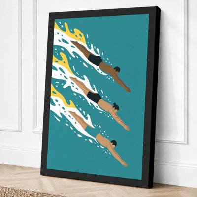 Flight in Formation Modern - Wrapped Canvas
