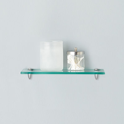 Glass Bracket Shelf with Adjustable Shelves