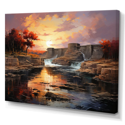 Neveda Canyon Scenery I - Landscapes Canvas Wall Art