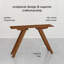 Console en bois massif 48 po Kaysee-658030013